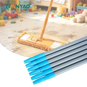 TY-PT20 Lazy Mop Hands Free Washing Telescopic Metal Handle 3M Length for Floor Cleaning