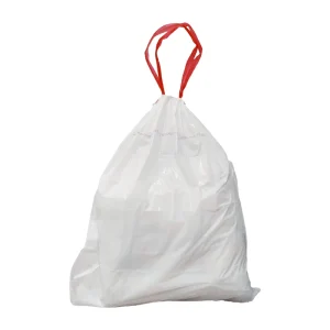 Tall Kitchen Trash Bag Garbage Bags Interleaved Roll Odorless & extra Strength White Plastic Bag for Home Office Bathroom