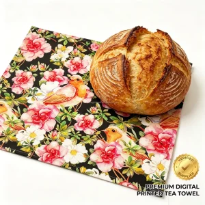 Tea Towel Customized Towels Quick Absorb 100% Cotton Twill Printed Kitchen Dish Table Cleaning Cloth Towel