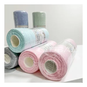 Tear Away Microfiber Cleaning Cloths Roll 20 Pack Lint Free Dusting Cloth Reusable Absorbent Washable and Reusable Kitchen