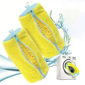 Tear Resistant Shoe Laundry Bag for Washing Machine Reusable Travel Shoe Cleaning Bag with Zipper Closure