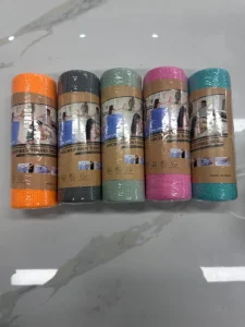 Tearable Reusable Roll Type Kitchen Cleaning Towel Lint Free Super Absorbent Household Dish Cloth Multi Colors Available