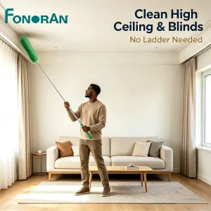 Telescope Staubwedel Household Dust Cleaning Tool Handheld Extendable Microfiber Duster for High Place Cleaning