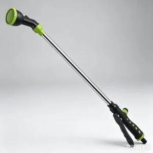 Telescopic Aluminum Garden Watering Wand 180° Pivoting Head Adjustable Multi Pattern Spray
