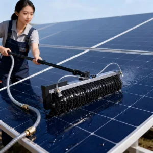 Telescopic Aluminum Roller Brush for Rooftop Photovoltaic Systems, 3.5m, 5.5m, or 7.5m