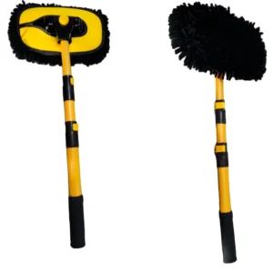Telescopic Car Wash Brush With Extension Pole Microfiber Cleaning Mop Exterior Detailing Auto Cleaning Tools