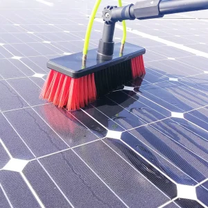 Telescopic Carbon Fiber Water Fed Poles Solar Panel Cleaning Brush for Window Cleaning