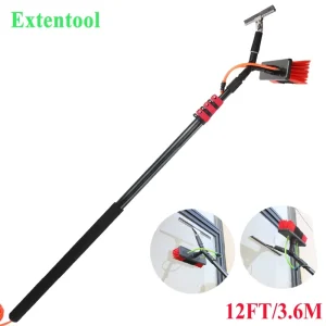 Telescopic Cleaning Tool Solar Panel Aluminium Telescopic Rod Pole System