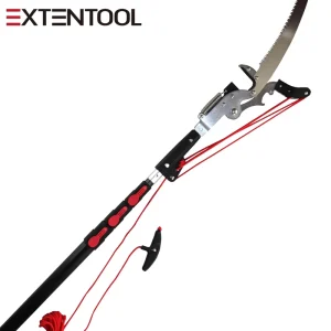 Telescopic Folding Tree Pruner Branch Saw 8 Blade for High Reach Long Handle Extension Pole Cutting Industrial