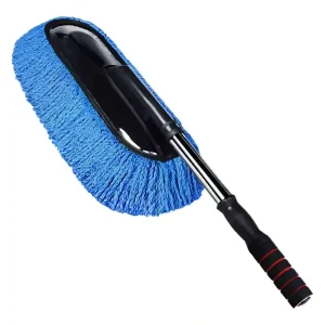 Telescopic Microfiber Car Scrub Mop and Retractable Dust Brush