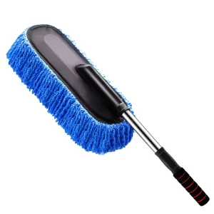 Telescopic Nano Fiber Wax Car Duster and Mop Brush for Car Wash and Dust Removal