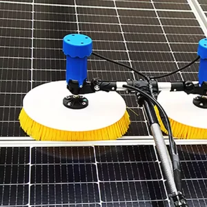 Telescopic Pole Photovoltaic Panel Cleaning Robot Solar Glass Cleaning Brush and Machine with Innovative Technology