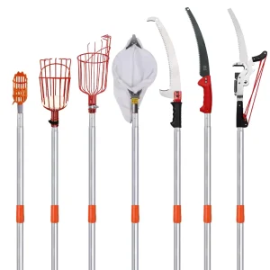 Telescopic Tree Pruner Extendable Lightweight for Garden High Branch Pruning Scissors