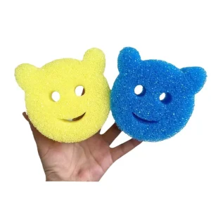 Temperature-Controlled Dishwashing Sponge and Scouring Pad