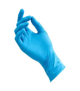 Textured Powder-Free Disposable Nitrile Gloves Multi-Color Food Contact Safe