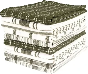 Thick 100% Cotton Disposable Woven Kitchen Tea Towel Eco Friendly Quick Dry Rectangle Dish Cloth Cleaning Rag Home