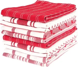 Thick 100% Cotton Tea Towel Dish Washing Cloth Reusable Kitchen Cleaning for Restaurant BSCI ISO9001 Factory Supplier