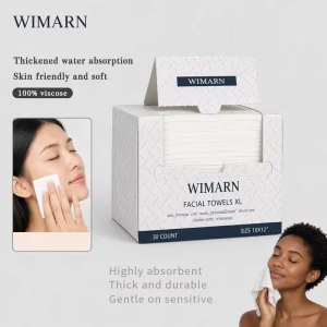 Thick Absorbent Boxed Facial Wipe Towels