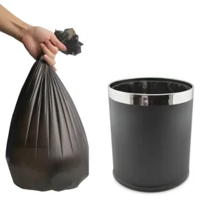 Thick Disposable Black Plastic Trash Bags