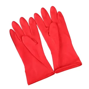 Thick Latex Gloves for Kitchen Dishwashing and Household Cleaning, Waterproof Food-Grade