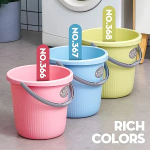 Thick Plastic Water Bucket Anti Slip Stable Household Cleaning Tool Factory Direct