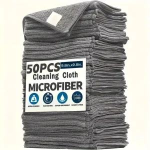 Thick Reusable Lint-Free Absorbent Microfiber Cleaning Towels for Car and Window Cleaning