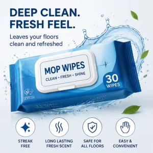 Thick Ultra-Soft Quick-Dry Non-Scratch Wet Mop Wipes with Strong Water Absorption
