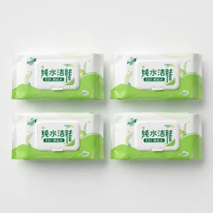 Thick and Soft Adult Wipes with Aloe Vera Moisturizing Gentle Cleansing Wet Tissues for Sensitive Area