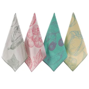 Thickened Absorbent Cotton Tea Towel Lint-Free Kitchen Wipe Towel for Household and Catering