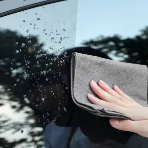 Thickened Durable Cleaning Cloth for Glass and Cars No Water Stains Quick-Dry Kitchen Towel