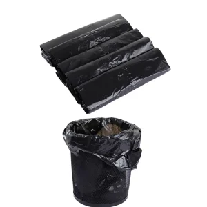 Thickened Handle Vest Trash Bags Leak Proof Puncture Resistant PE Polyethylene Waste Bags for Home Cleaning