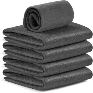Thickened Magic Cleaning Cloth Glass 5Pcs Nylon Square Cloth Reusable Lint Streak Free Cleaning Rags Wipes Windows