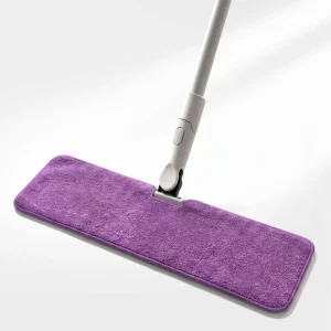 Thickened Perforated Microfiber Mop Cloth Wet & Dry Dual Use Floor Mopping Super Absorbent Lint Free for Cleaning