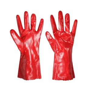 Thickened Red Rubber Gloves for Household Cleaning, Waterproof and Anti Slip