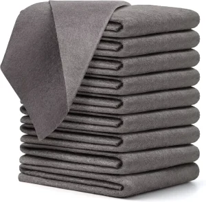 Thickened Reusable Microfiber Cleaning Cloth Lint-Free for Home Windows Mirrors Glass and Cars
