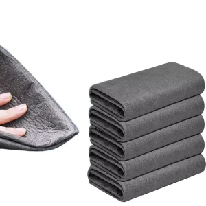 Thickened Reusable Quick-Dry Microfiber Cleaning Cloth for Window and Glass, Streak-Free