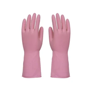 Thin Powder-Free Latex Rubber Household Dishwashing Gloves, 40g