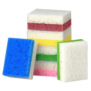 Three-Layer Dishwashing Scrub Sponge for Kitchen Cleaning