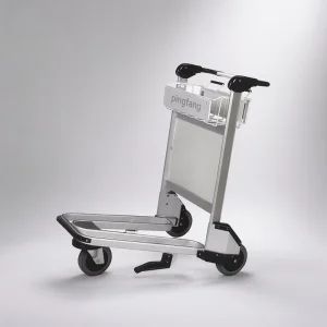 Three Wheel Stainless Steel Airport Cart Luggage Handling Platform Tools OEM Direct Manufacturer