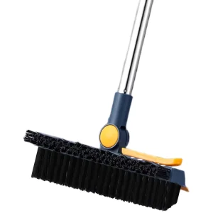 Three in One Hard Nylon Bristles PP Material Eco Friendly Tile Brush Long Handle Dead Corners Efficient Floor Cleaning Bathrooms