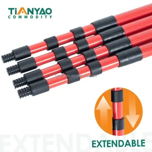 Tianyao TY PT10 Chenille Cloth Telescopic Flat Mop Handle Triangle Iron Coated Durable 150 450cm Classic Floor Home Use