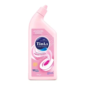 Tinla Toilet Cleaner With Antibacterial Long lasting Fresh White Peach Scent Powerful Stain Removal Cling On Formula