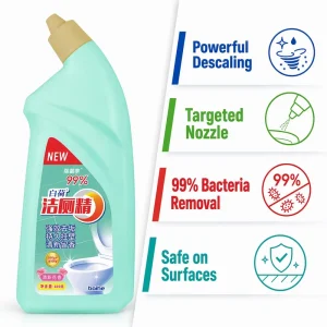 Toilet Bowl Cleaner Liquid Limescale Remover Hard Water Scale Descaling Agent Fresh Fragrance Antibacterial OEM ODM