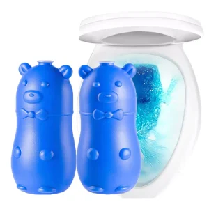 Toilet Cleaner Bottle Cleaning Deodorizes Aromatic Bear Blue Bubble Scented Toilet Bowl Cleaner