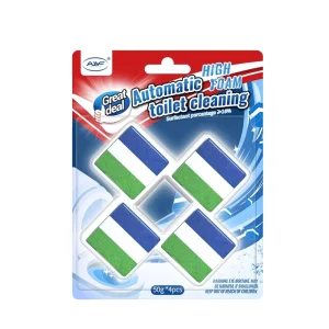 Toilet Cleaner Cube 3-in-1, 50G, Cleans and Deodorizes