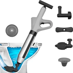 Toilet Clog Remover, High-Pressure Air Plunger for Drain Pipes