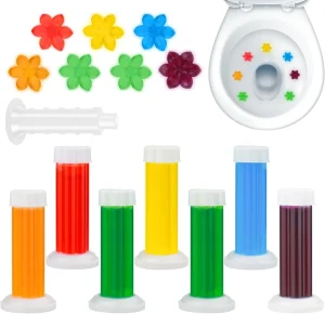 Toilet Gel Stamp Toilet Bowl Cleaner and Scent Freshener Adhesive Gel Stamps