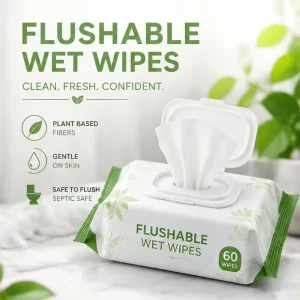 Toilet Paper Wet Wipes Ultra Soft Silky Plush Alcohol Free with Aloe Vera for Bathroom Daily Cleaning Customizable