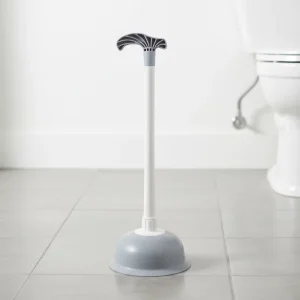 Toilet Plunger and Drain Cleaning Tool for Sinks and Bathtubs
