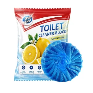 Toilet Tank Cleaner Block Automatic Flush Stain Removal Easy Removal Hygienic Affordable Bulk Cleaning Tablets Cheapest New